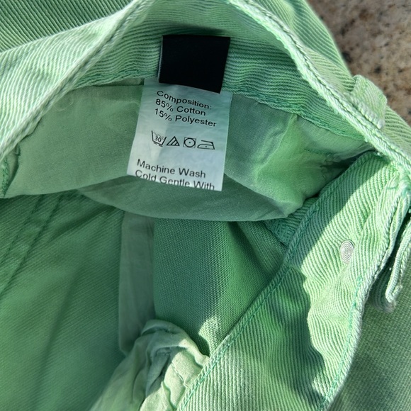 SHEIN W31 Green Flare Jeans. - Picture 3 of 6